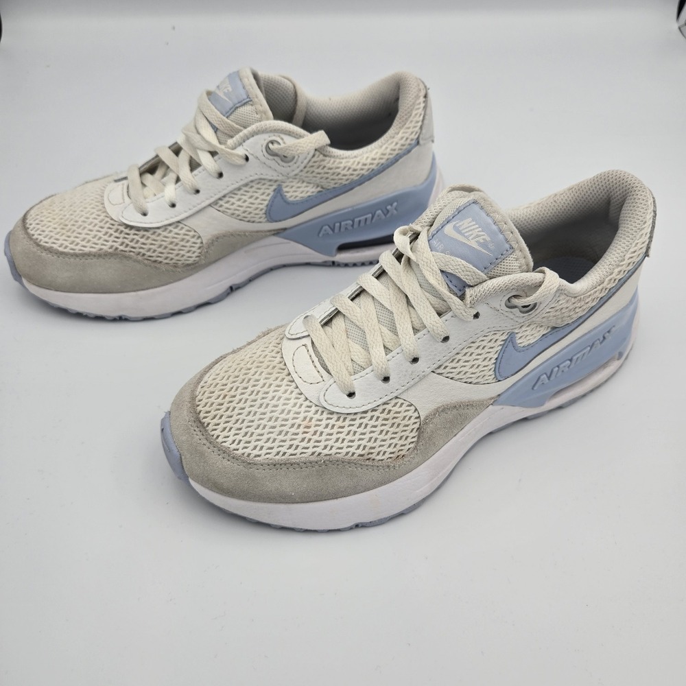 Nike KIDS Air Max System  Size 4y‎ 'White Cobalt Bliss' (DQ0284-111),